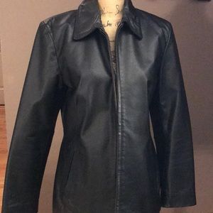 🌹Madison & Max leather coat